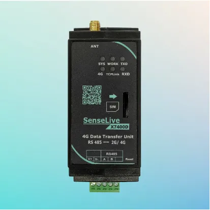 SenseLive X7400D -DIN-rail 4G CAT1 DTU with RS485 Interface-