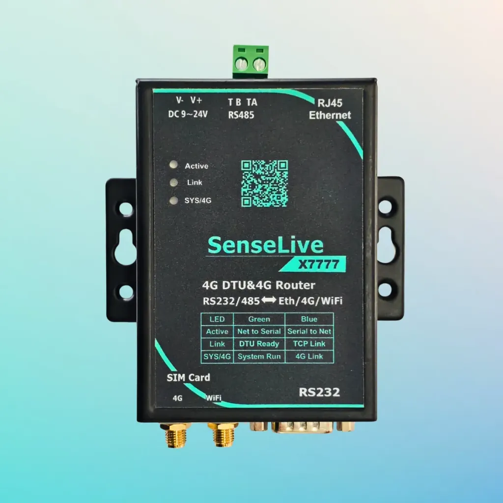 SenseLive X7777 (WiFi, Ethernet, and 4G, RS232/RS485)